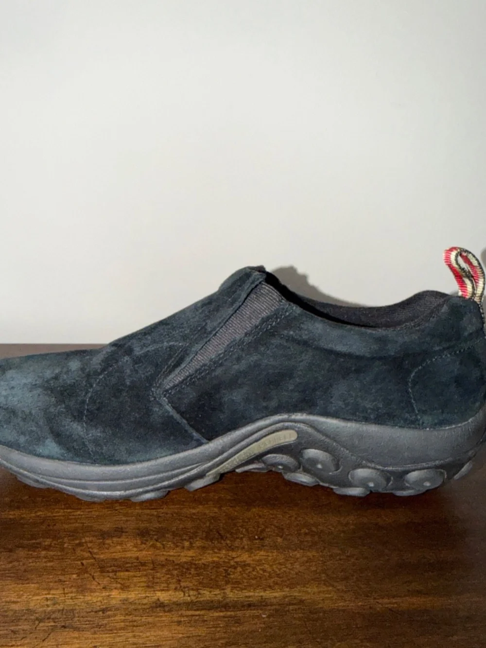 Merrell Men's Jungle Suede Leather Slip-On Shoes Black Size 11 Wide